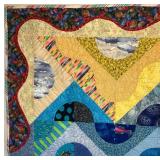 Quilted Wall Hanging 42"H x 48" W - Land and Sea Inspired