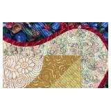 Quilted Wall Hanging 42"H x 48" W - Land and Sea Inspired