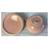 Vintage Lu-Ray Pastels Pink 1.25 Qt Round Covered Casserole and 9.5" Pink  Vegetable Bowl