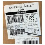 "Antique Contemporary I" by Pinto Framed Print with Metallic Wood Grain Frame