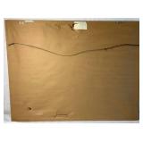 "Poppy Field" by Van Vuong in a Gold- Toned Frame