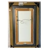 Framed Original Painting - Sunflower In Vase with Ornate Gold-Toned Frame