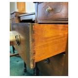Antique 6 Drawer Vanity with Chair