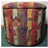 Upolstered Club Swivel Chair