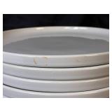 Trend Pacific Bauhaus White Stoneware Dinnerware Set