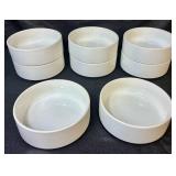 Trend Pacific Bauhaus White Stoneware Dinnerware Set