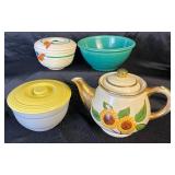 Vintage Pottery Bundle from Hall, Baue, Bake Oven and Shawnee