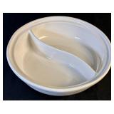 Vintage 1958 Miramar of California 873 Covered Divided Casserole Dish