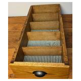 Antique 4 Drawer Desk and Chair