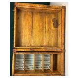 Antique 4 Drawer Desk and Chair