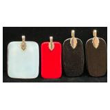 Fused Glass Pendants Collection #2