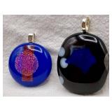 Fused Glass Pendants