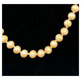 Sterling Silver Necklace with Cultured Pearl Accents - 18" and 16" Cultured Pearl Necklace