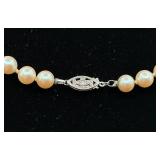 Sterling Silver Necklace with Cultured Pearl Accents - 18" and 16" Cultured Pearl Necklace