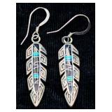 Collection of Sterling Silver includes spoons, bracelets, earrings, rings and more