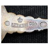 Collection of Sterling Silver includes spoons, bracelets, earrings, rings and more