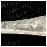 Collection of Sterling Silver includes spoons, bracelets, earrings, rings and more