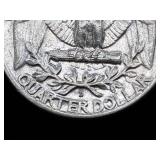 Ten 1964 90% Silver George Washington Quarters