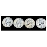 Ten 1964 90% Silver George Washington Quarters Lot #2