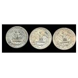 Ten 1964 90% Silver George Washington Quarters Lot #2