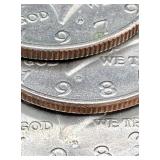 Collection of JFK Half Dollars