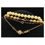 Gold Toned Jewelry Lot