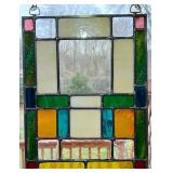 Leaded Stained Glass Suncatcher Wall Hanging