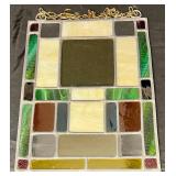 Leaded Stained Glass Suncatcher Wall Hanging