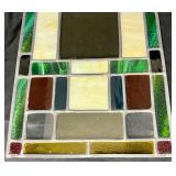 Leaded Stained Glass Suncatcher Wall Hanging