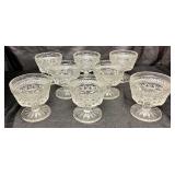 Anchor Hocking Wexford Champagne Tall Sherbet Glasses