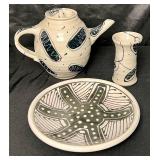 Black and Off White Pottery Collection