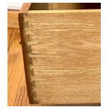 Antique Oak Wash Stand Cabinet