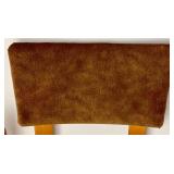 Mid Century Modern Vintage Thonet Bentwood Upholstered Arm Chair