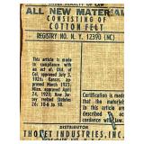 Mid Century Modern Vintage Thonet Bentwood Upholstered Arm Chair