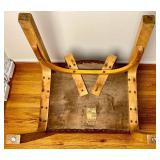 Mid Century Modern Vintage Thonet Bentwood Upholstered Arm Chair #2