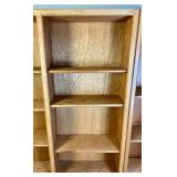 Set of 2 Bookcases - Single and Double