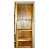 Set of 2 Bookcases - Single and Double
