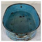 Vintage Blue Enamel Roaster 18" x 12"
