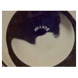 Luminarc France Optic Swirl Black Stem Wine and Champagne Glasses