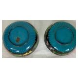 Cloisonne Rice Bowls and Trinket Box plus Hokutosha Occupied Japan Trinket Tray & Demitasse Cup