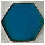 Cloisonne Rice Bowls and Trinket Box plus Hokutosha Occupied Japan Trinket Tray & Demitasse Cup