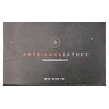 American Leather Sofa and Two Cube Ottomans - Made in the USA