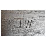 Early Production CTW Molded Plywood Coffee Table by Eames 34" W x 15.5" H x 34" D