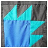 Amish Quilted Wall Hanging "Bear