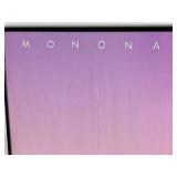 Vintage Monona Terrace Framed Poster Frank Lloyd Wright Design