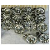 Antique Western Germany Metal Christmas Tree Pinecone Clip On Candle Holders