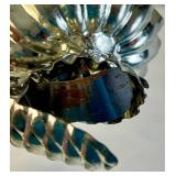 Antique Western Germany Metal Christmas Tree Pinecone Clip On Candle Holders