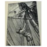 Collection of 4 Robert Louis Stevenson Books 1916 and 1947 Treasure Island