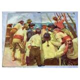 Collection of 4 Robert Louis Stevenson Books 1916 and 1947 Treasure Island