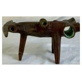 Copper Abstract Animal Sculpture